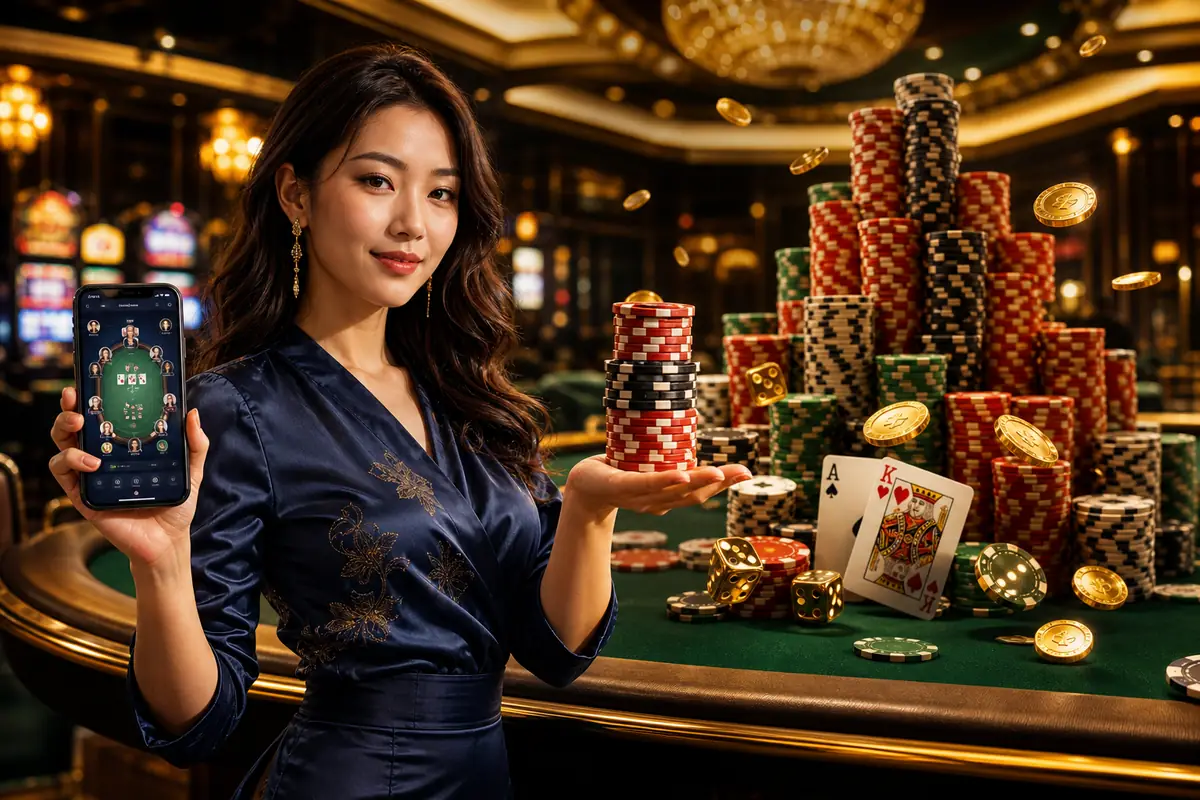 jp9j Casino dealer langsung interaktif